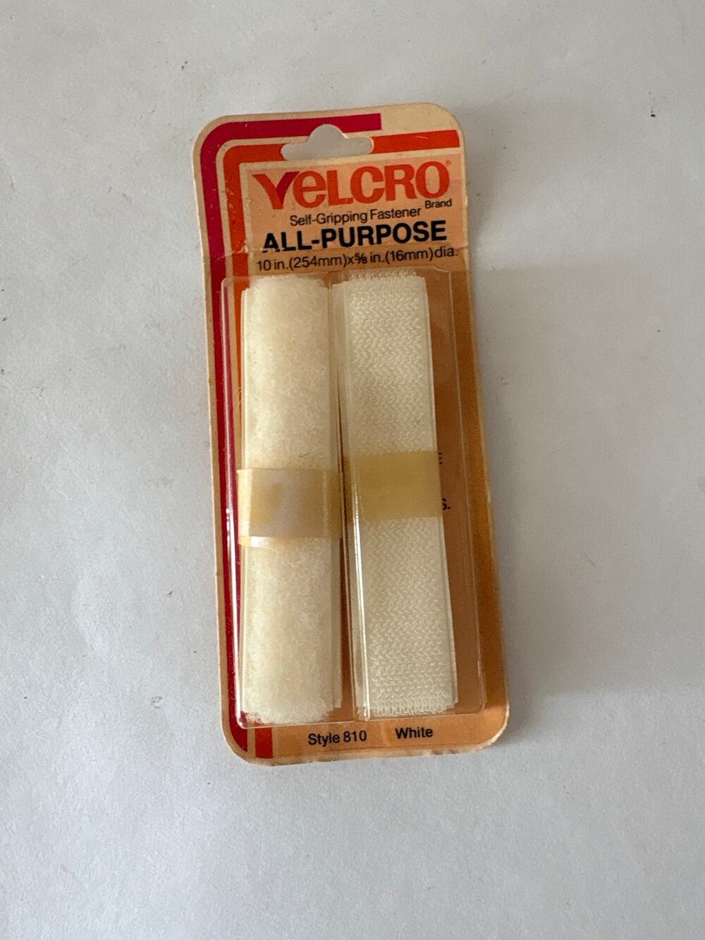 Vintage 1978 Velcro All-Purpose Self-Gripping Fastener 10” x 5/8” Style 810